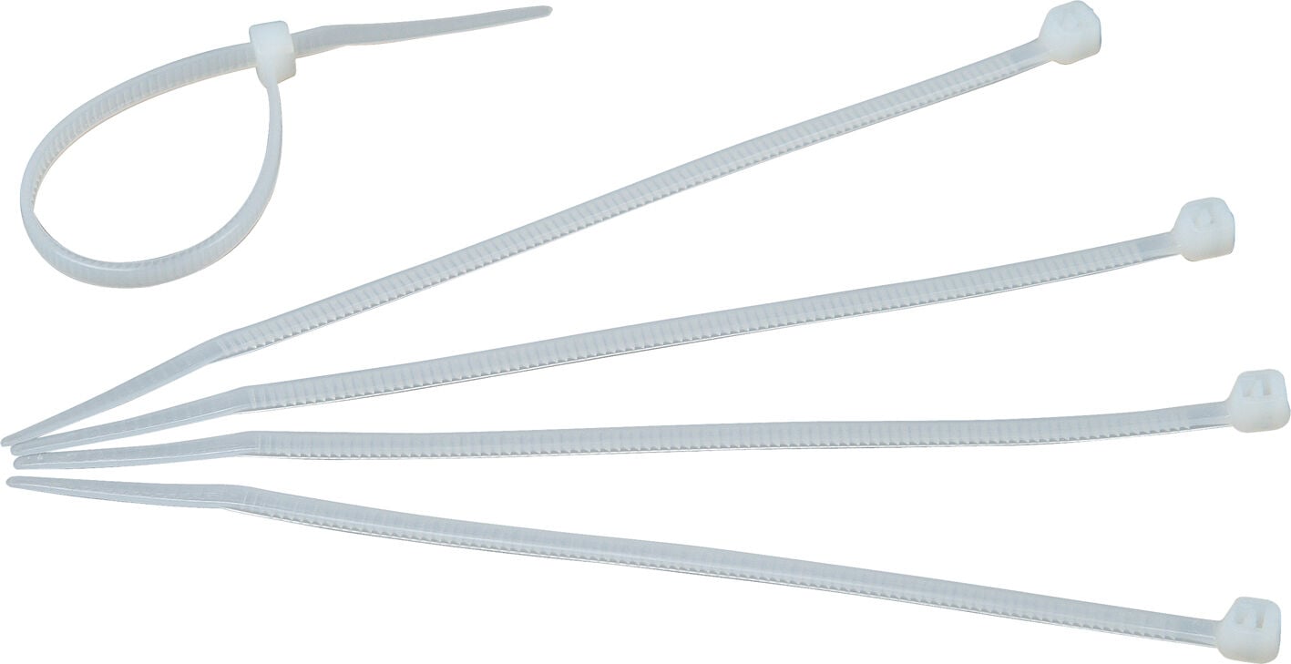 Kopp 150x3,6mm - Kabelbinder - transparant Kopp 150x3,6mm - Kabelbinder - transparant