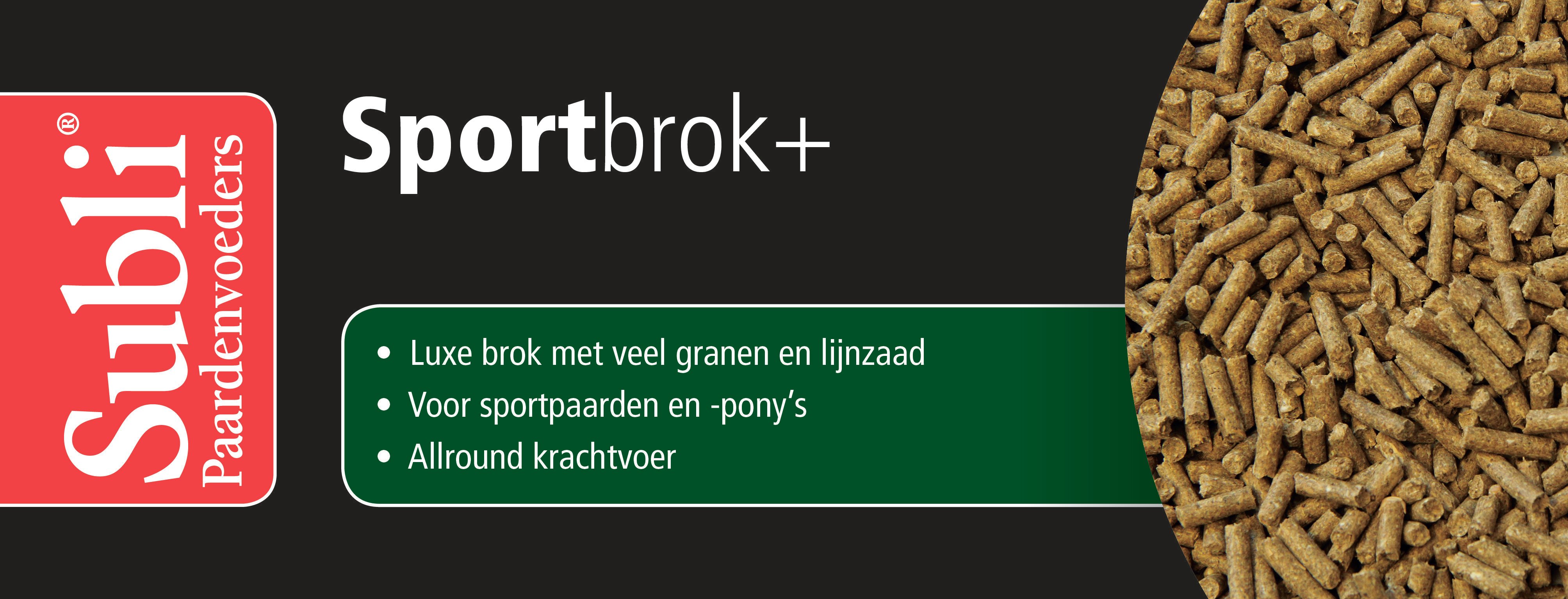 Subli Sport/ prestatie Brok - Paardenvoer - 20 Kilogram - Zak