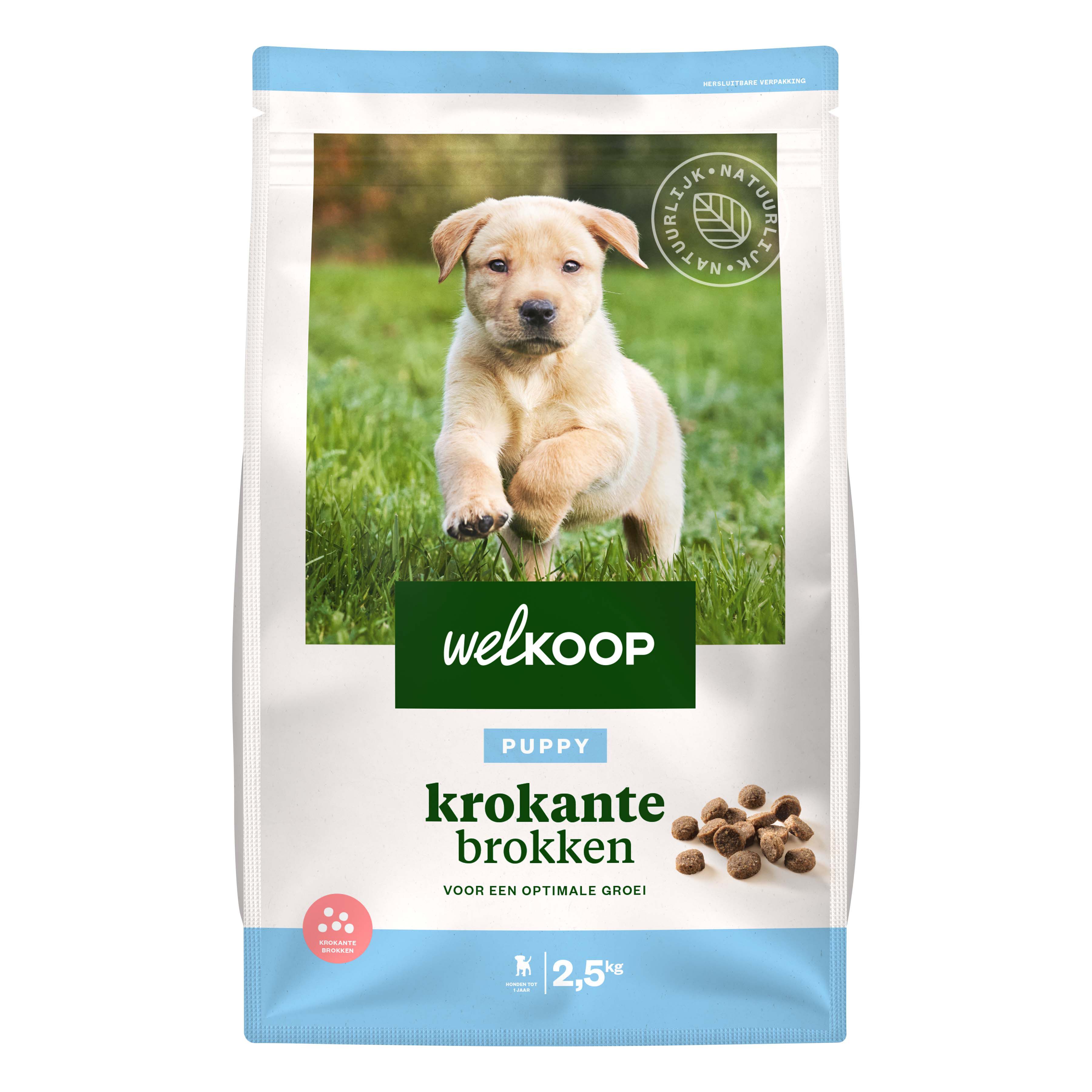 Welkoop Puppy Krokante brokken - Hondenvoer - 2.5 Kilogram - gevogelte Welkoop Puppy Krokante brokken - Hondenvoer - 2.5 Kilogram - gevogelte