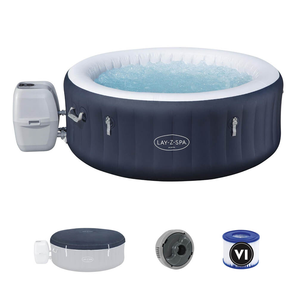 Bestway Miami Airjet - Lay-Z-Spa - Blauw - 180 cm