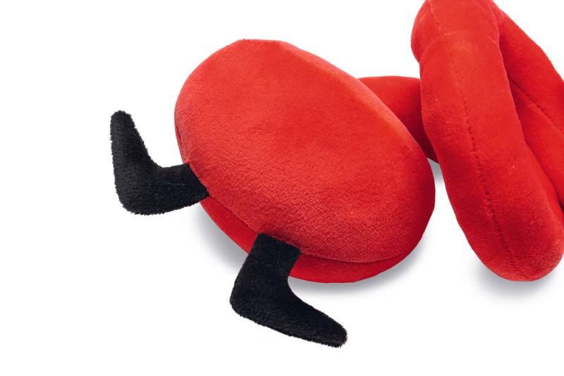 Beeztees Kerstman Spiraal - Knuffel - Hondenspeelgoed - Rood