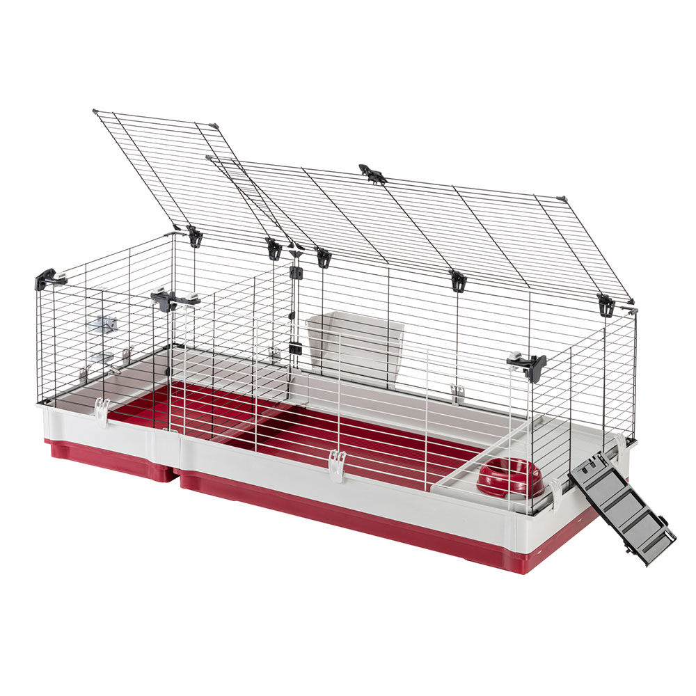 Ferplast Krolik 140   - Konijnenkooi - Rood - 50x60x60 cm