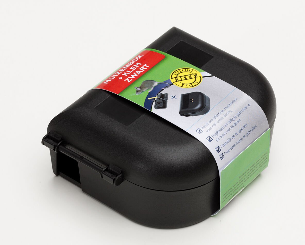 Luxan Muizenbox met klem  - Tegen muizen
