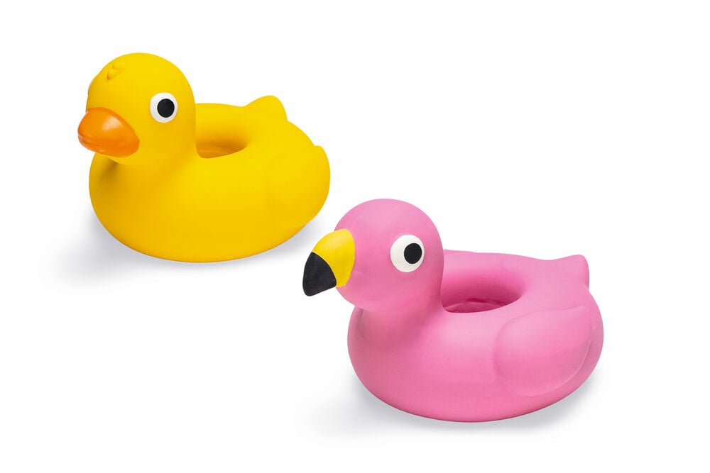 Beeztees flamingo/bad eend - Hondenspeelgoed