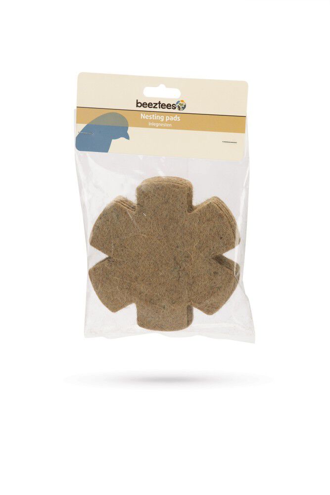 Beeztees Inlegvellen vogelnest - vogel verzorgen - Bruin