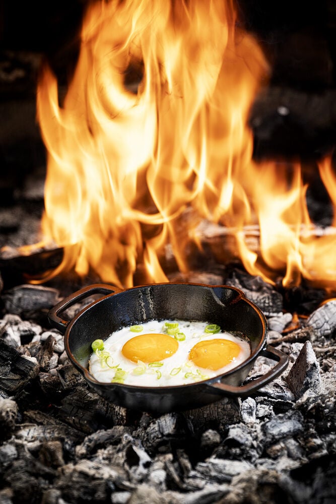 The Windmill Genuine Dutch Cast Iron - Skillet - Zwart - Small