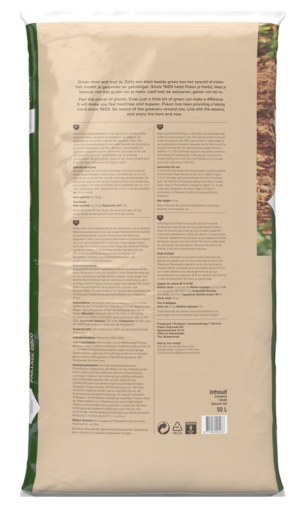 POKON Kokos - Bodembedekker - 50 Liter