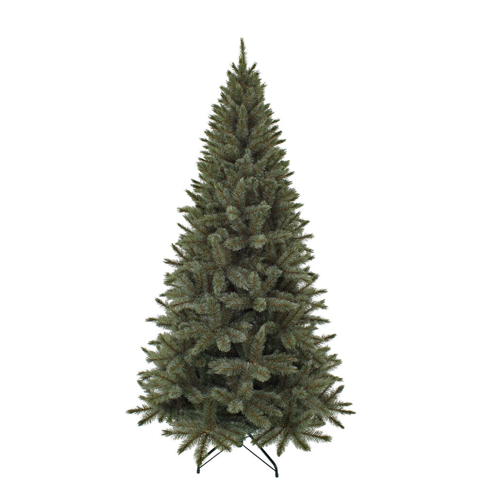 Triumph Tree Forest Frosted Pine Slim Fit - Kunstkerstboom - Blauw / Groen - 230 cm