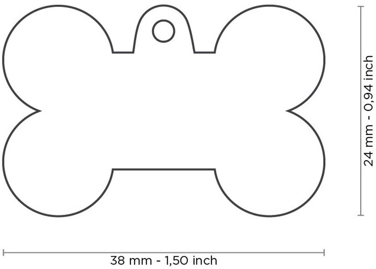 My Family Bot - Hondenpenning - Chroom - L