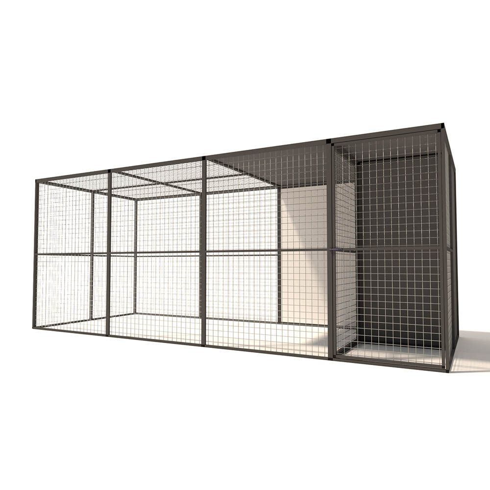 Glorenza - Kattenren - Antraciet - 178x176x449 cm Glorenza - Kattenren - Antraciet - 178x176x449 cm
