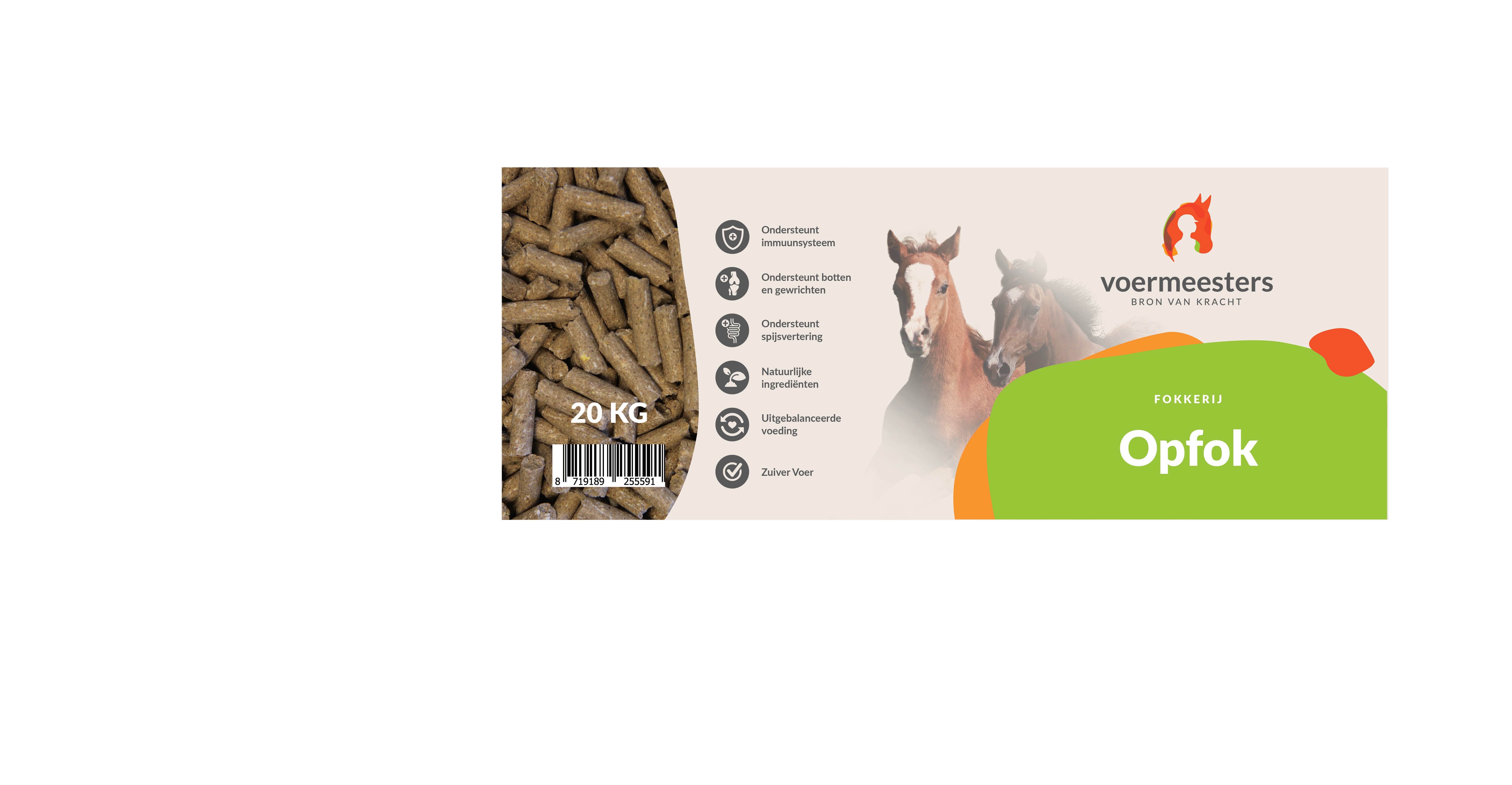 Voermeesters Opfok - Fokkerij - 20 Kilogram - Zak