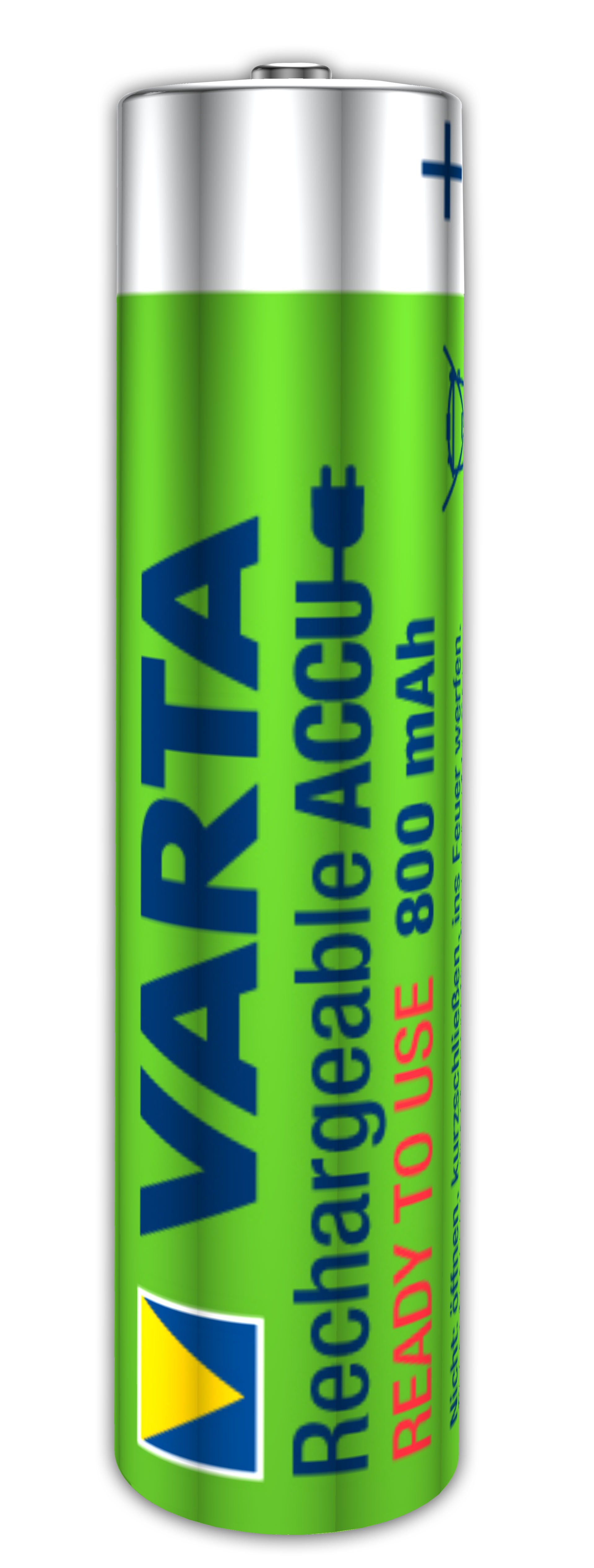 Varta AAA 800mAh Oplaadbaar - Batterij - 4 Stuks