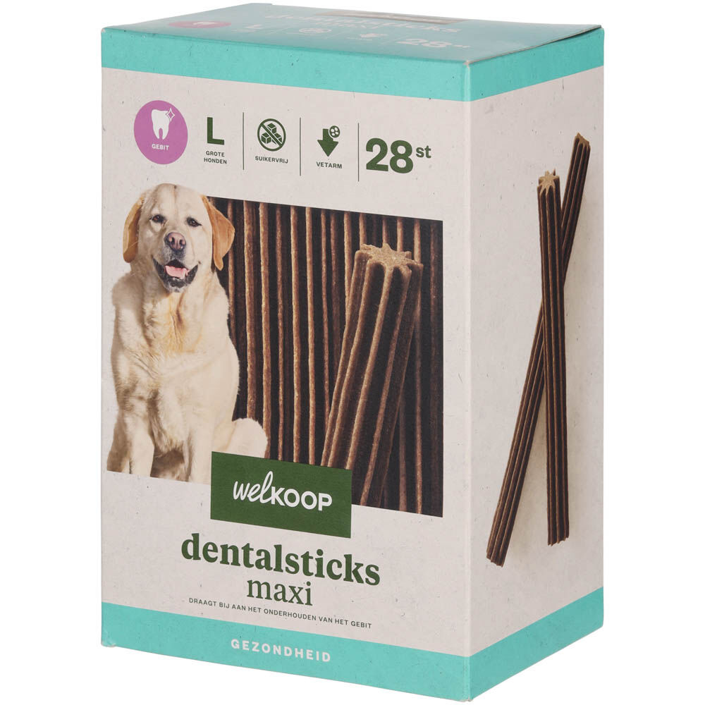 Welkoop - Dentalsticks Mini - 28 Stuks - kip - XS