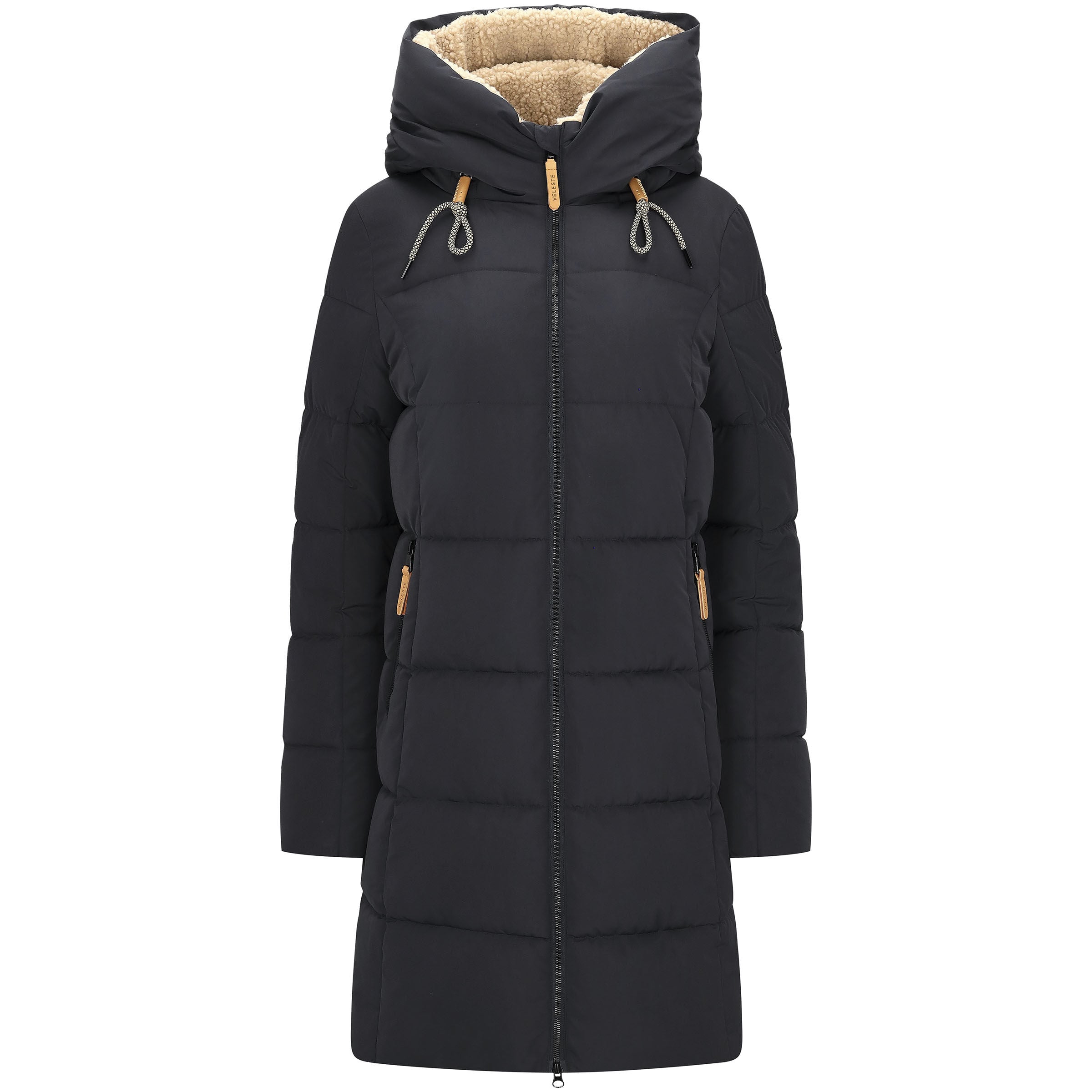Veleste Chevel - Jas - Donkerblauw