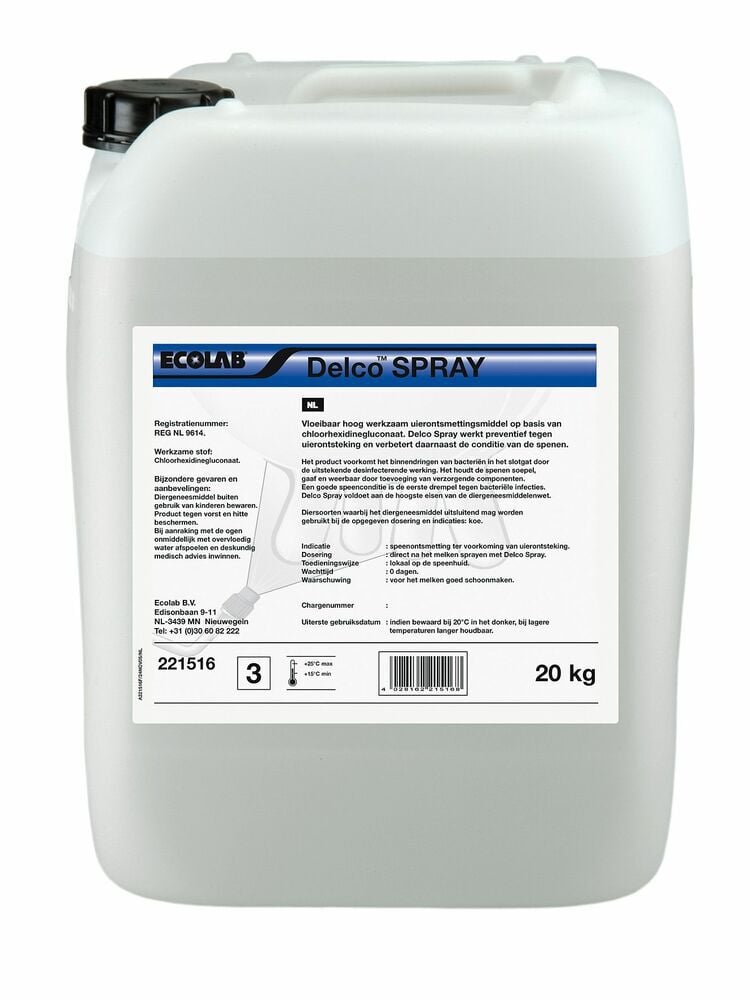 Ecolab Delco Spray - Uierverzorging - 20