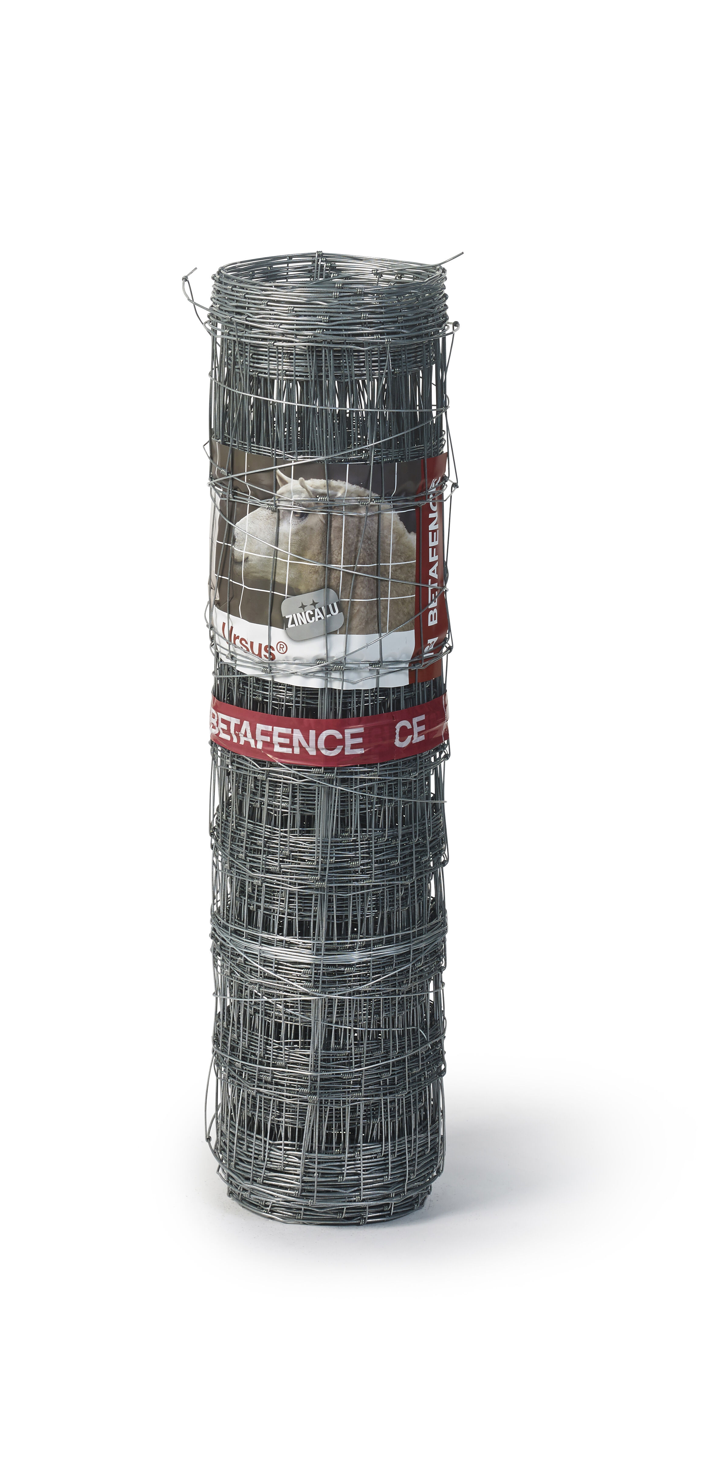 Betafence - Ursus Zincalu - Geknoopt schapengaas met spiraalknoop - Verzinkt - 80 cm - 92x80x28 cm - 500 cm