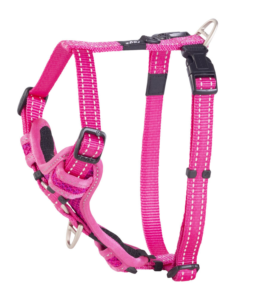 Rogz Utility Control - Hondentuig - roze - 32 tot 52 cm Rogz Utility Control - Hondentuig - roze - 32 tot 52 cm