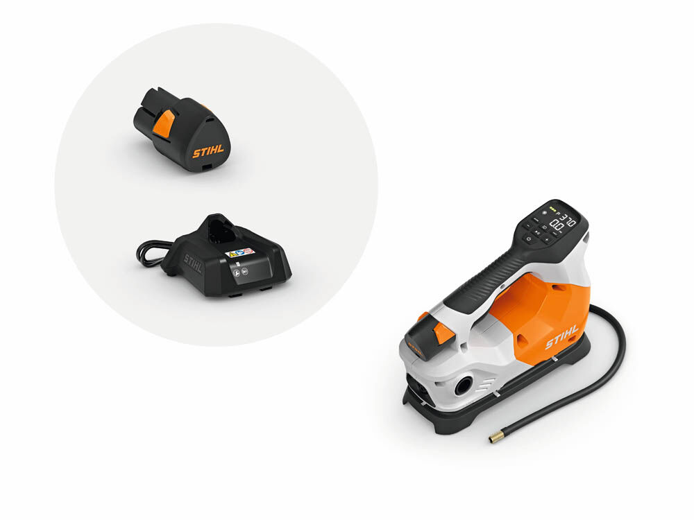 Stihl KOA 20 - Accucompressor Set - Incl. accu en lader Stihl KOA 20 - Accucompressor Set - Incl. accu en lader
