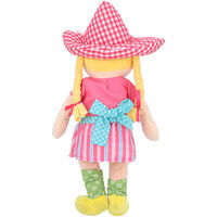Fien & Teun Pluchen Pop Boerin Fien - Knuffel - multi