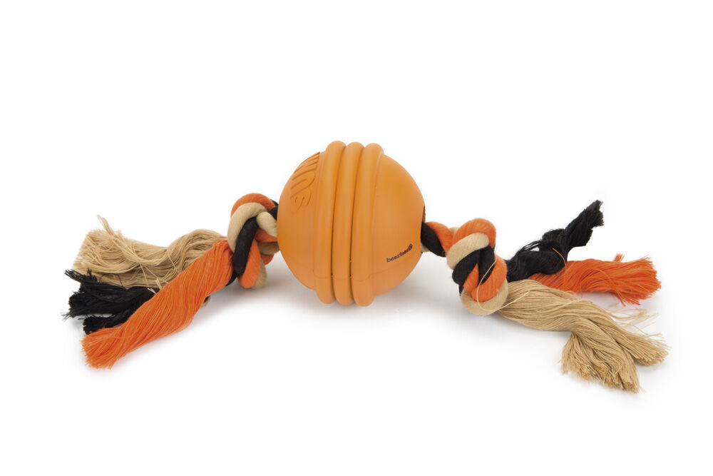 Beeztees Sumo Fit Ball - Hondenspeelgoed - oranje - 7.9x7.9x31.8 cm