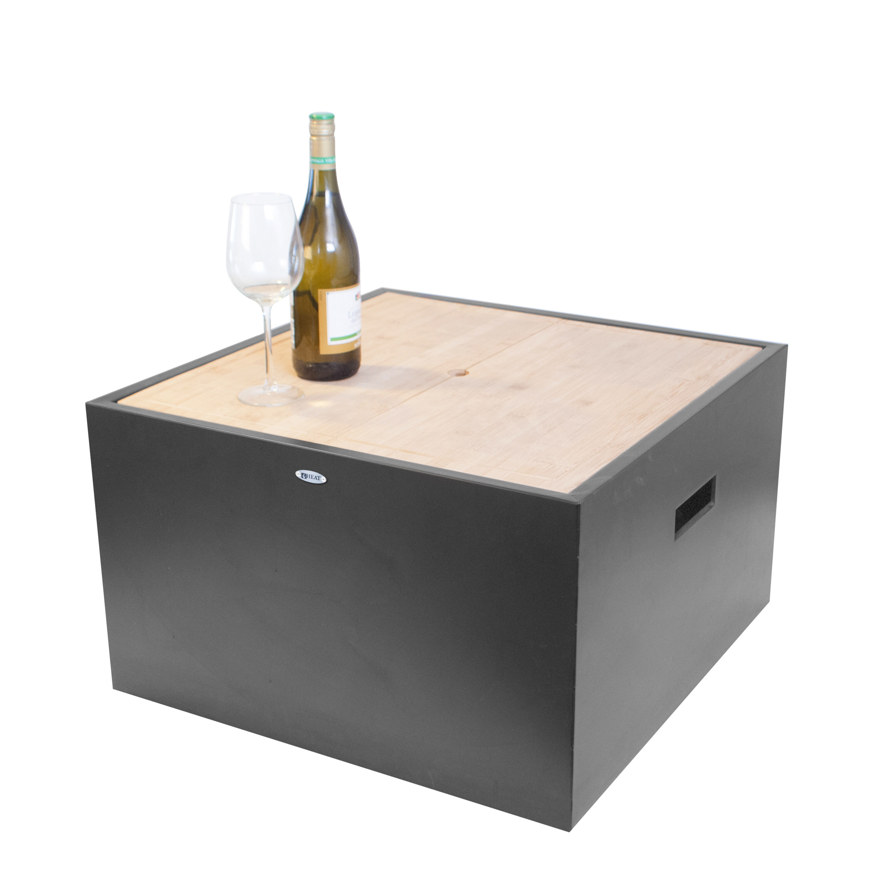 HEAT 3in1 Firepit - Vuurkorf - Rond - Zwart - Staal