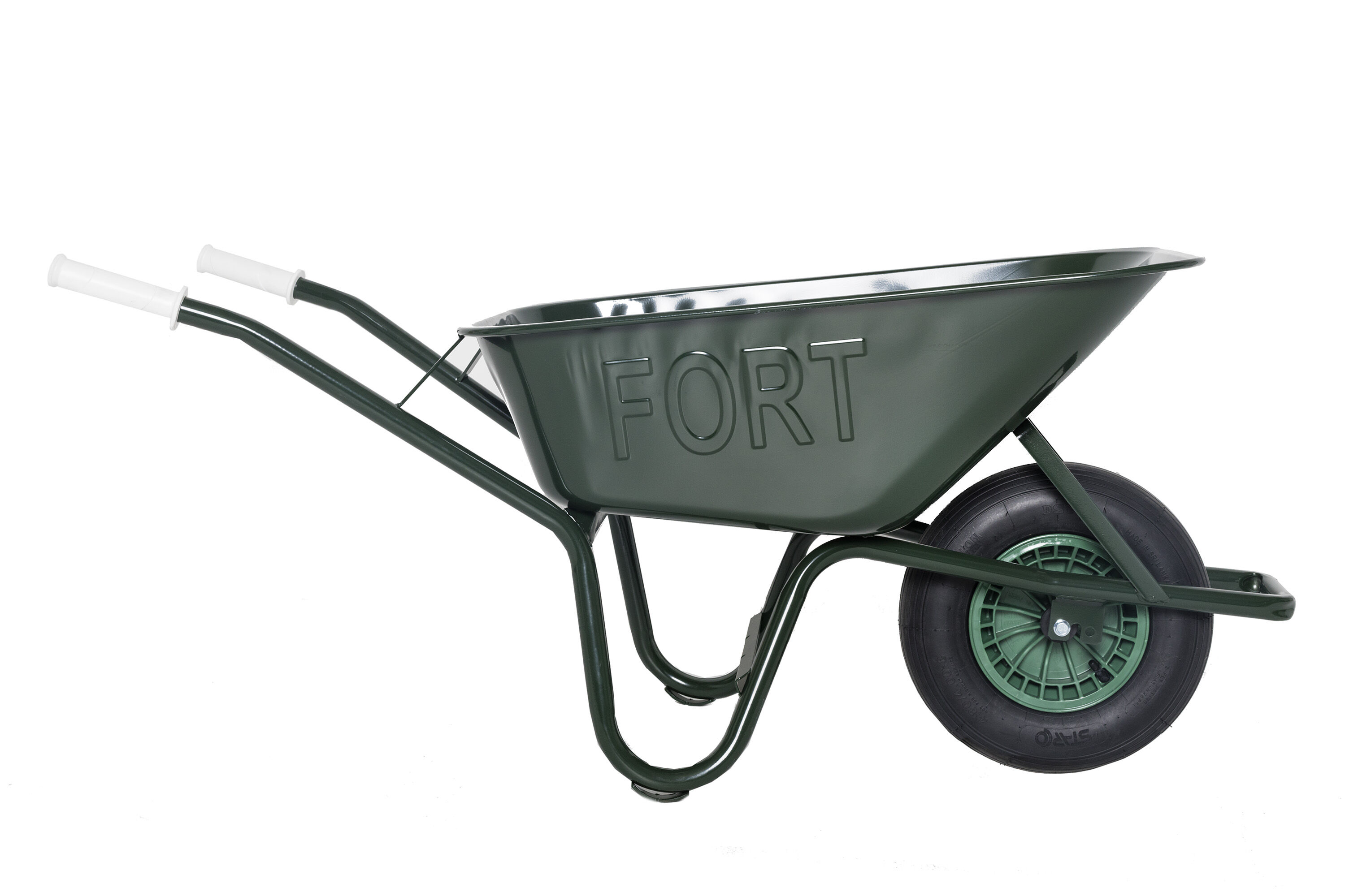 FORT 116-90 - Kruiwagen - Groen - 90 liter - 13 cm