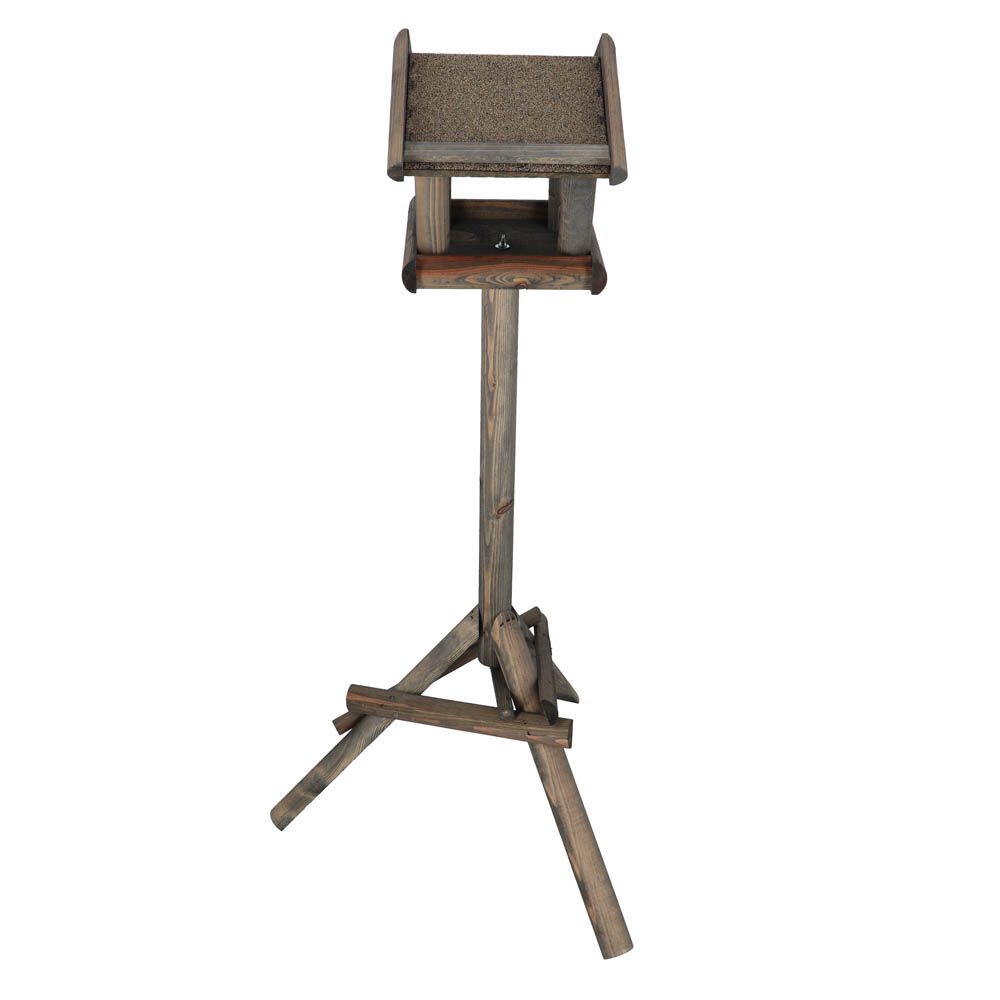 Best for Birds Merel - Voederhuis op paal - Grijs