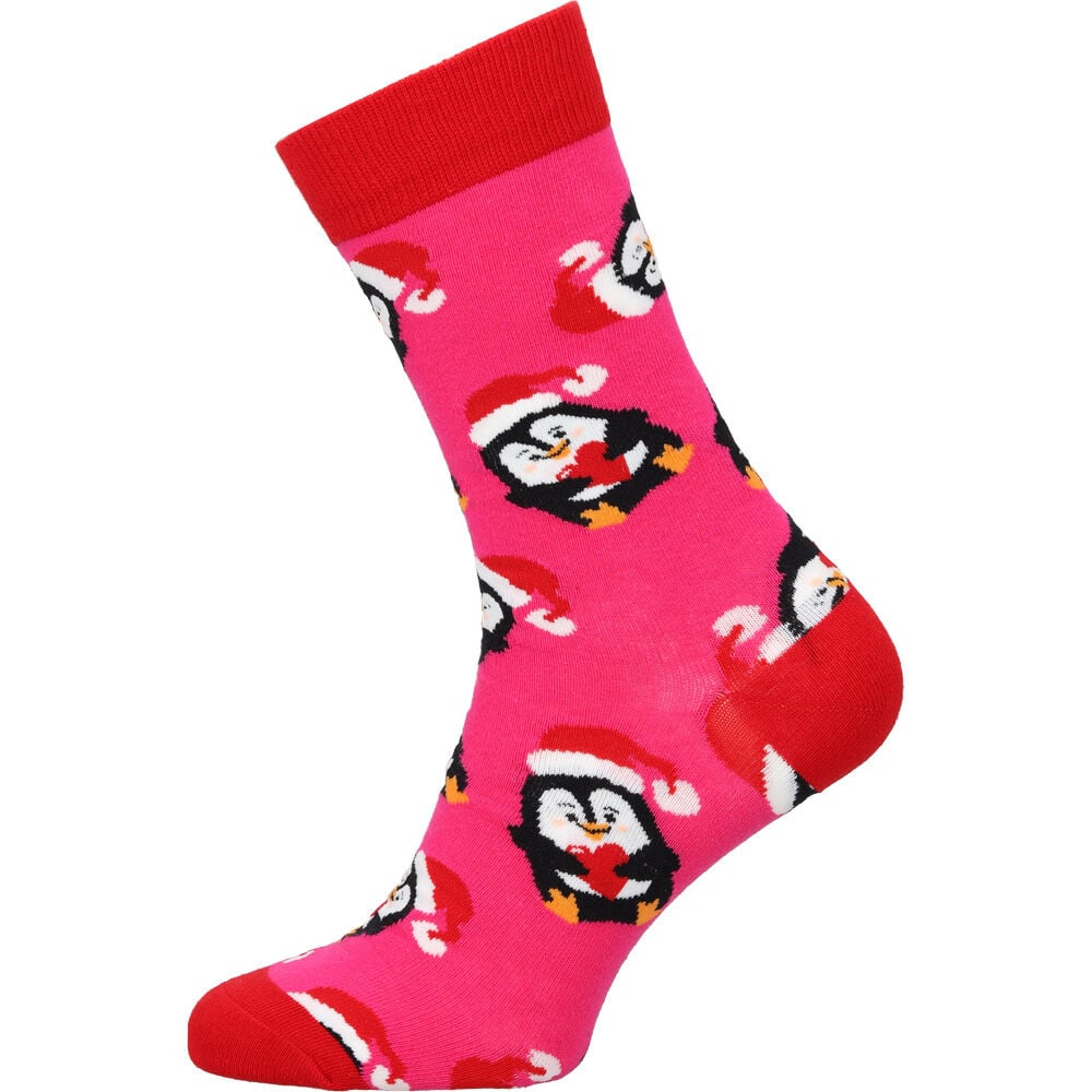 Welkoop Fun Kerst Dier - Sokken - Roze - 35-38