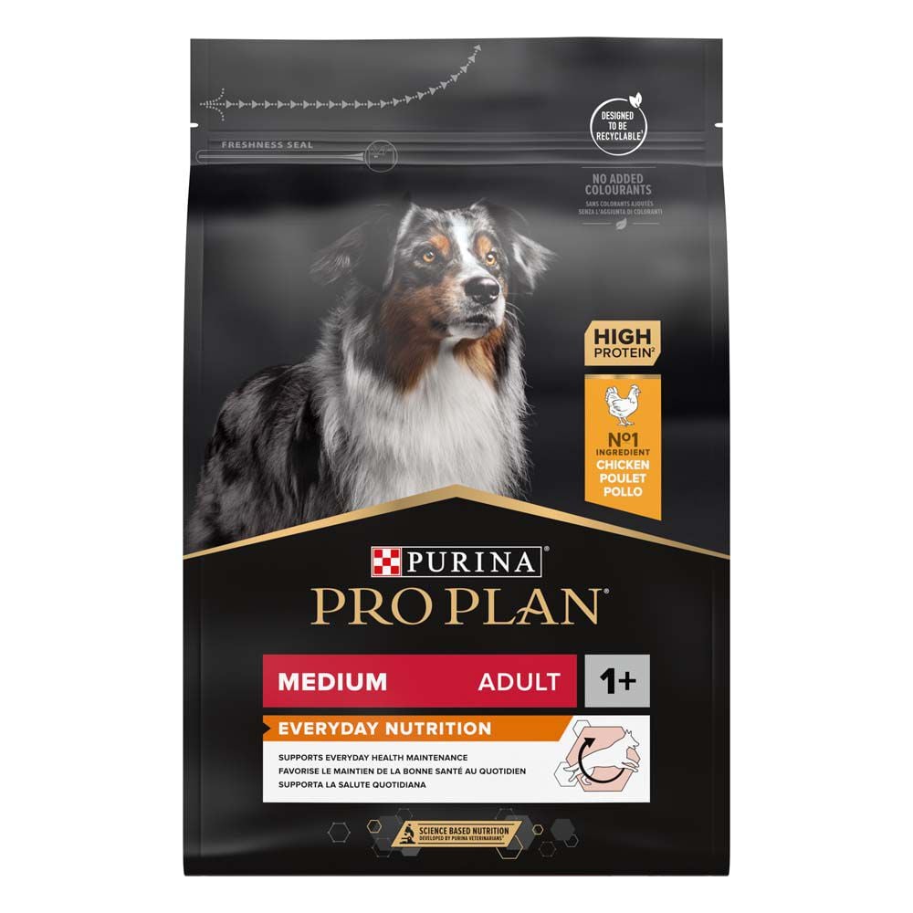PRO PLAN Everyday Nutrition Adult Medium - Hondenvoer - 3 Kilogram - kip PRO PLAN Everyday Nutrition Adult Medium - Hondenvoer - 3 Kilogram - kip