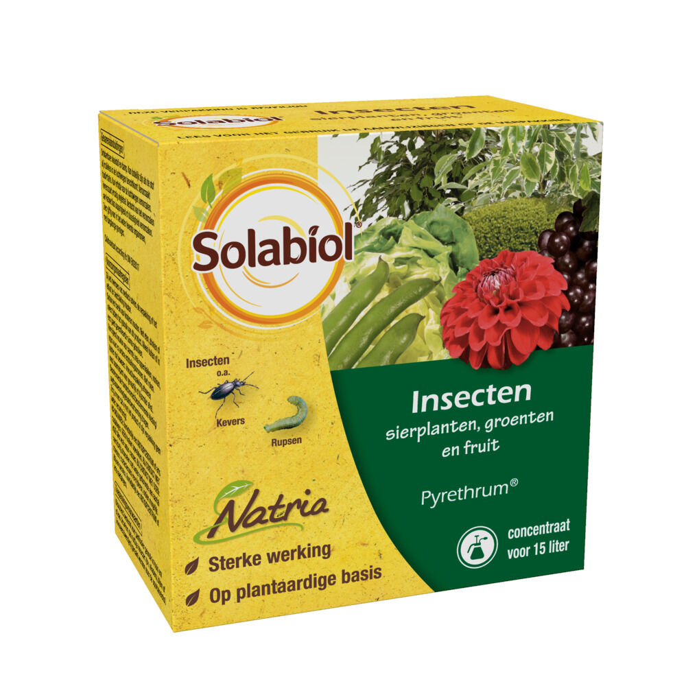 Solabiol Natria Pyrethrum concentraat - Gewasbescherming - 30 Milliliter - Vloeibaar concentraat