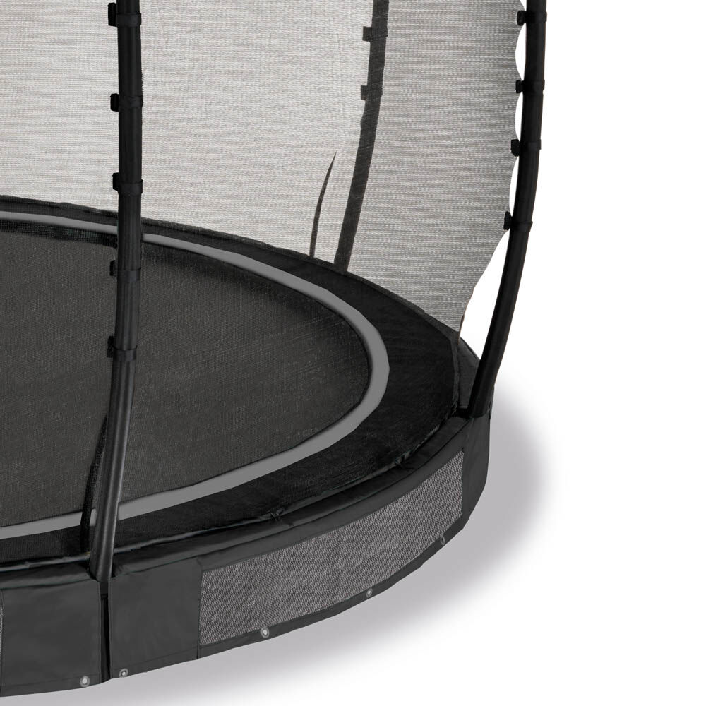 Exit Allure Classic - Inground trampoline - Zwart - 200x329x329 cm - 305 cm