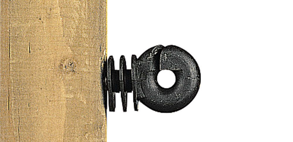 Gallagher - Schroefisolator BS hout klein - 16.5 cm - 125 Stuks - Zwart - 18 cm Gallagher - Schroefisolator BS hout klein - 16.5 cm - 125 Stuks - Zwart - 18 cm