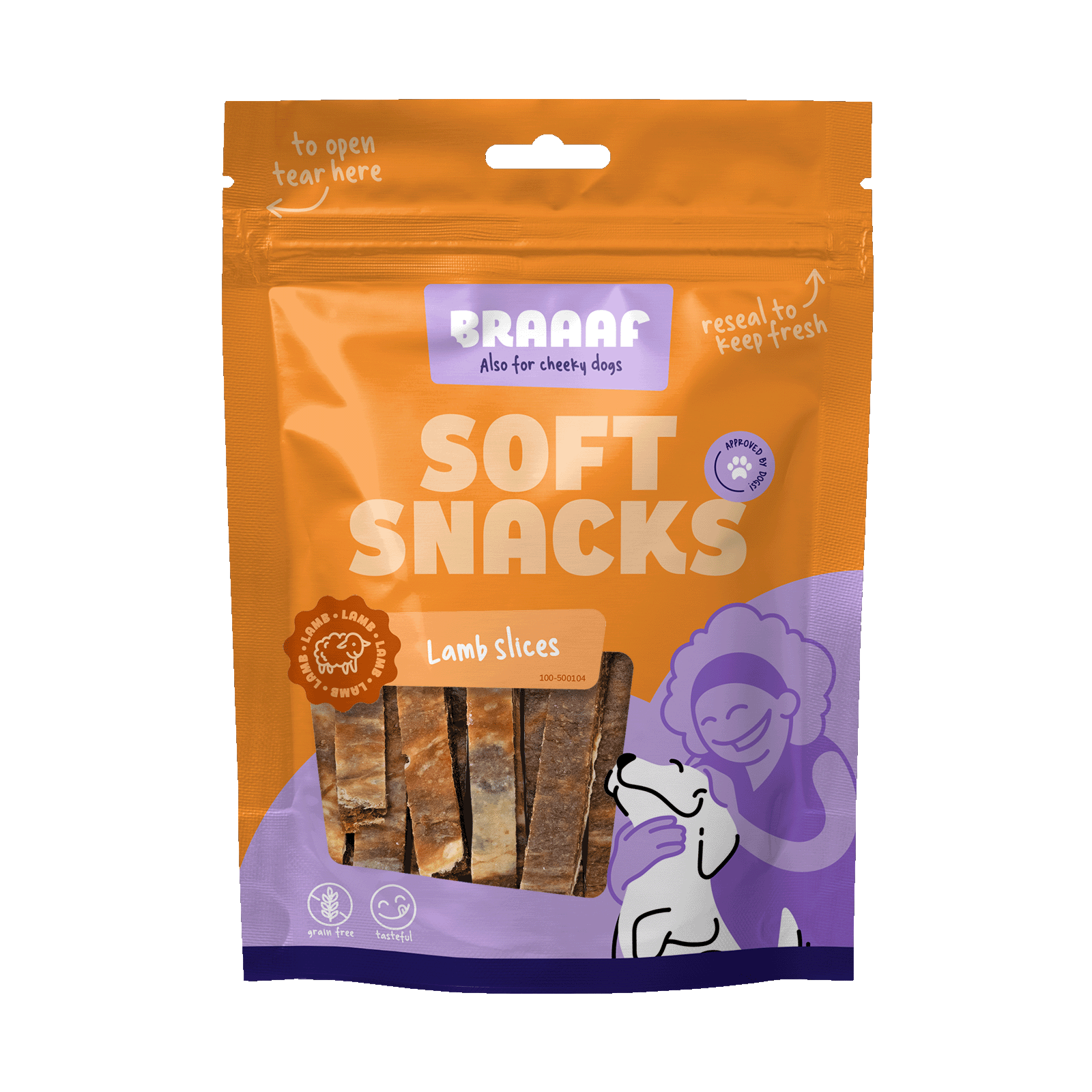 Braaaf Soft snacks Reepjes - Hondensnack Braaaf Soft snacks Reepjes - Hondensnack
