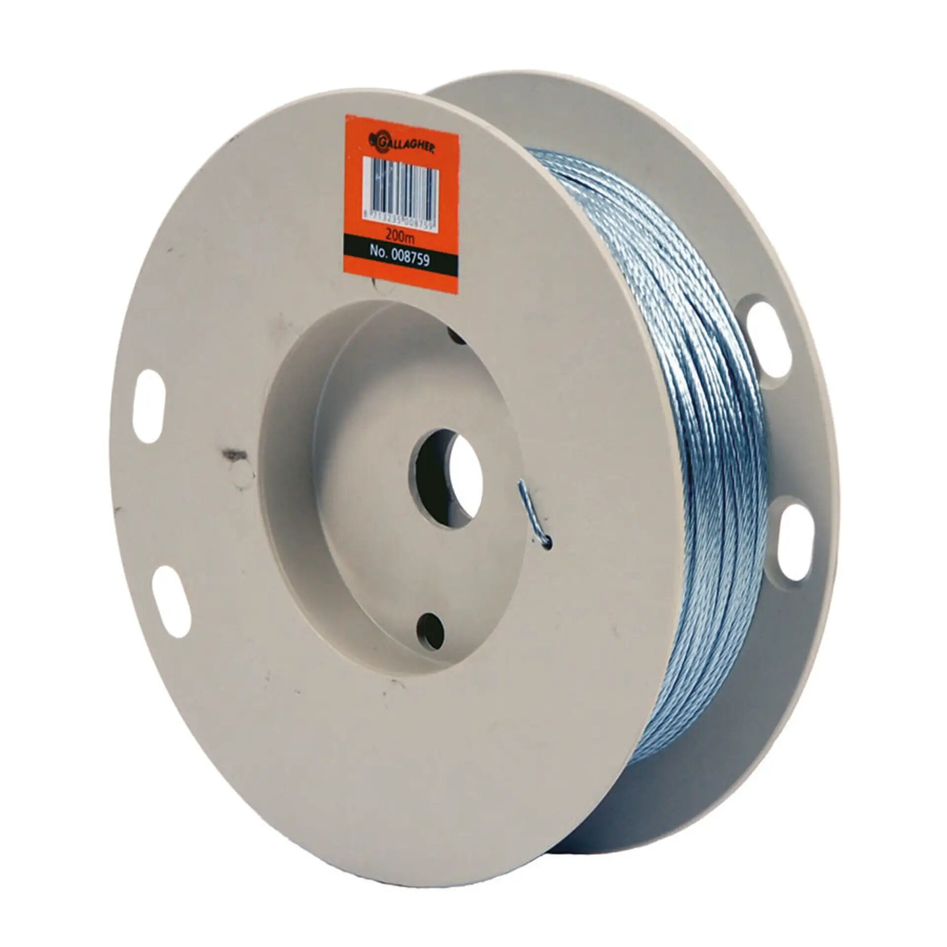 Gallagher Getwijnd staaldraad 2mm - 6 cm - 200 Meter - 20 cm - 20000 cm Gallagher Getwijnd staaldraad 2mm - 6 cm - 200 Meter - 20 cm - 20000 cm