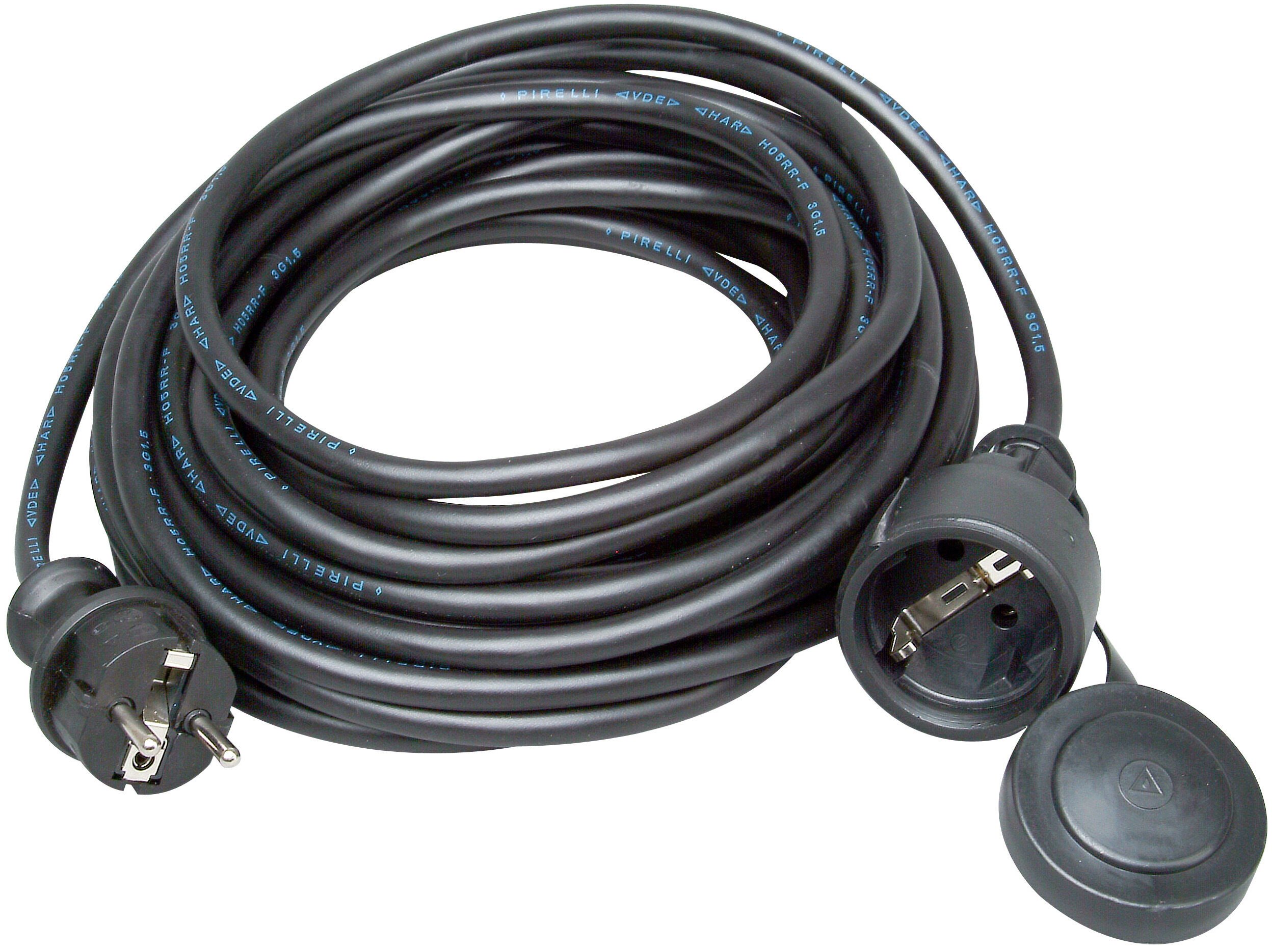 Kopp geaard 10 meter 3x1.5mm2 - Verlengsnoer