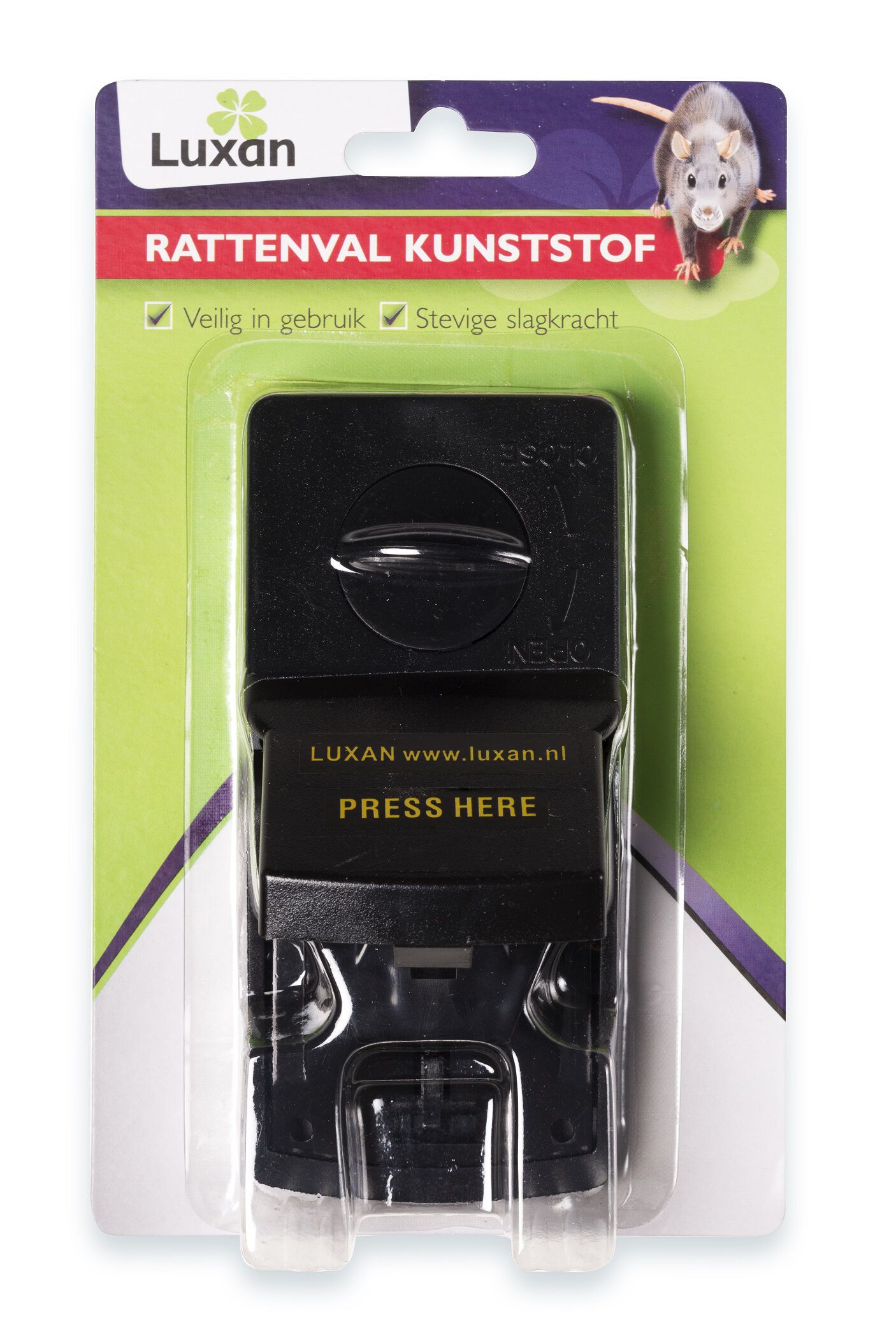 Luxan Kunststof Rattenval  - Tegen ratten