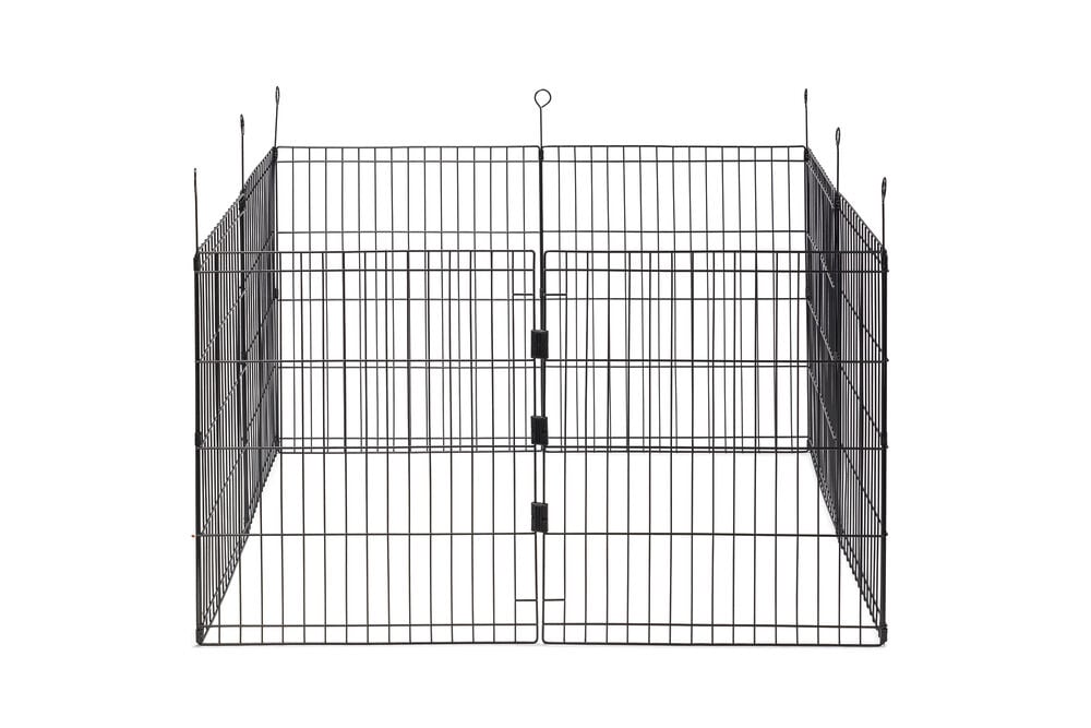 Beeztees Vihar XL - Konijnenren - 8 panelen - Zwart