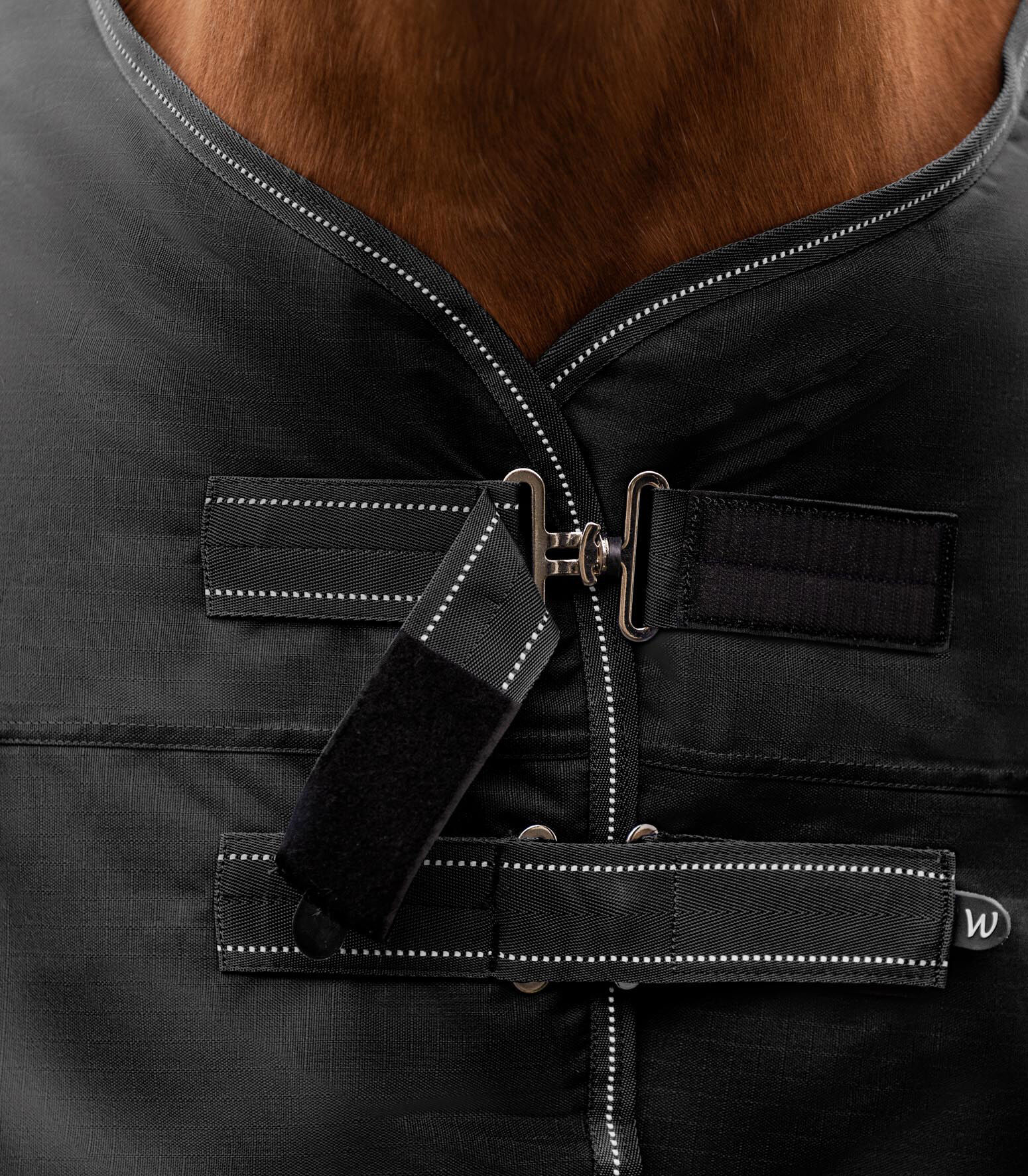 Waldhausen Arctic 300 gr - Winterdeken - Paardendeken - Zwart - 115/165