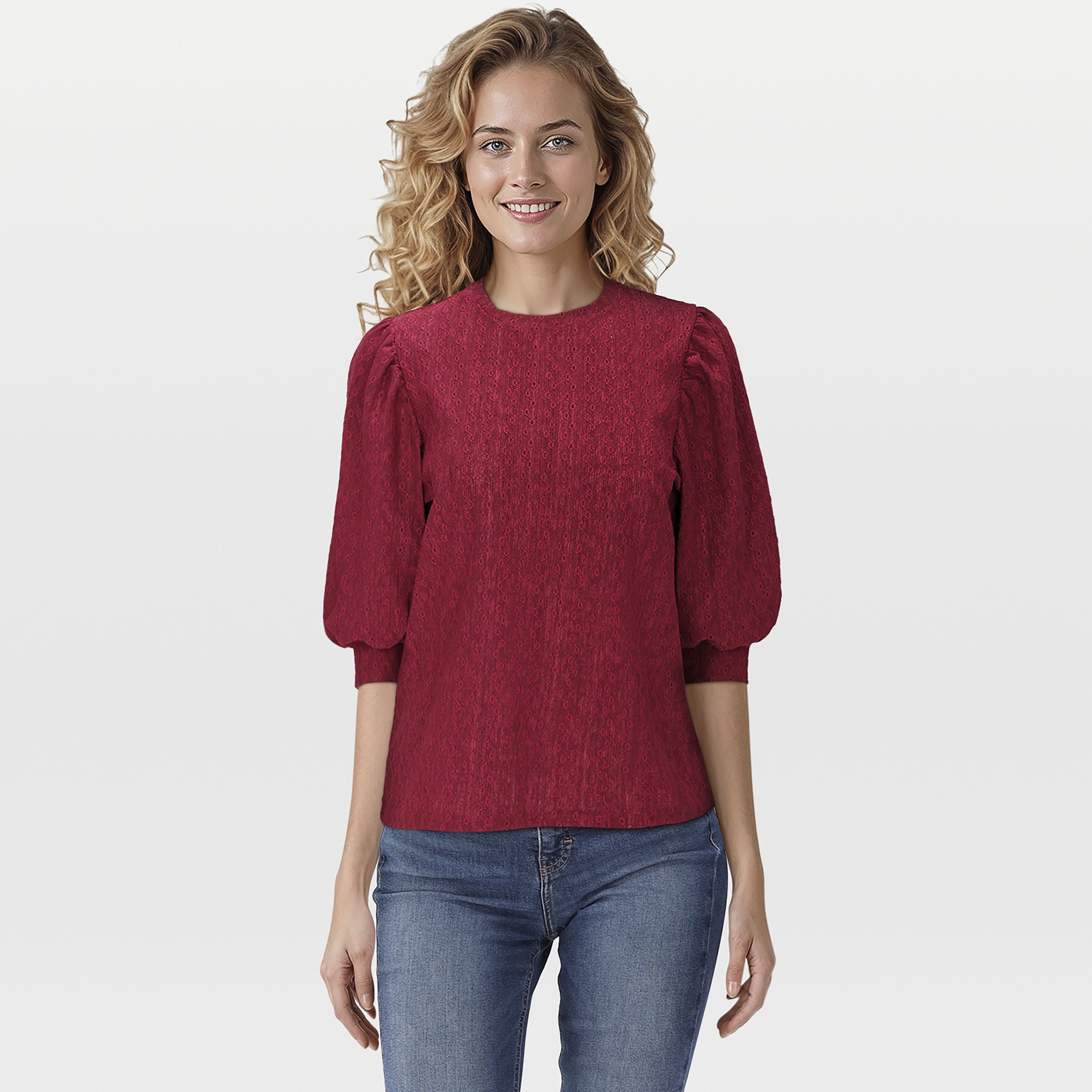 Veleste Zay - T-shirt - Rood - 36 Veleste Zay - T-shirt - Rood - 36