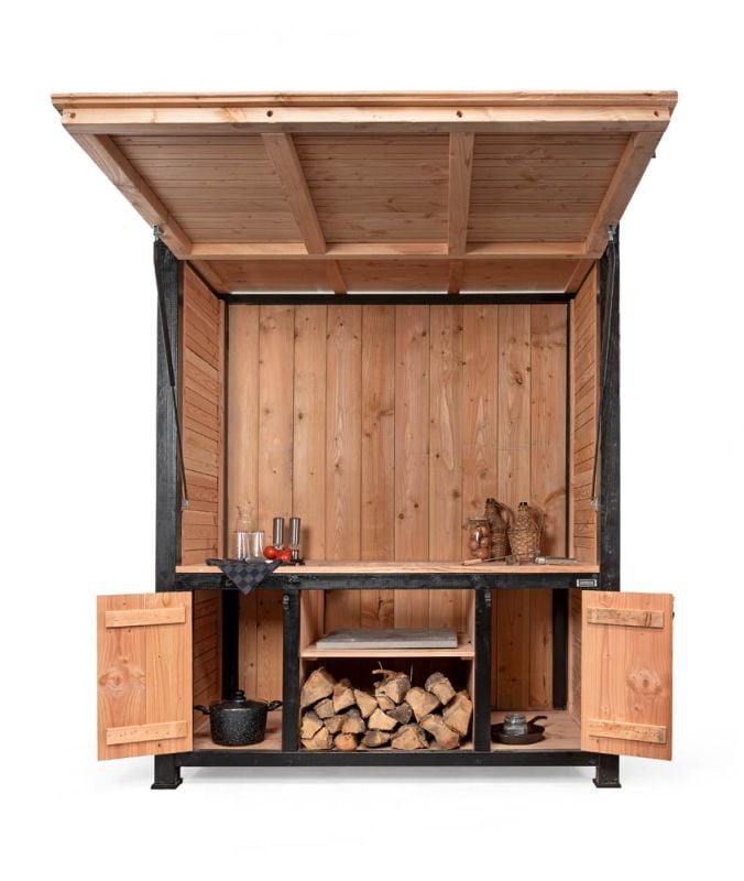 Volente Cody - Buitenkeuken - Bruin - 1x190x90 cm