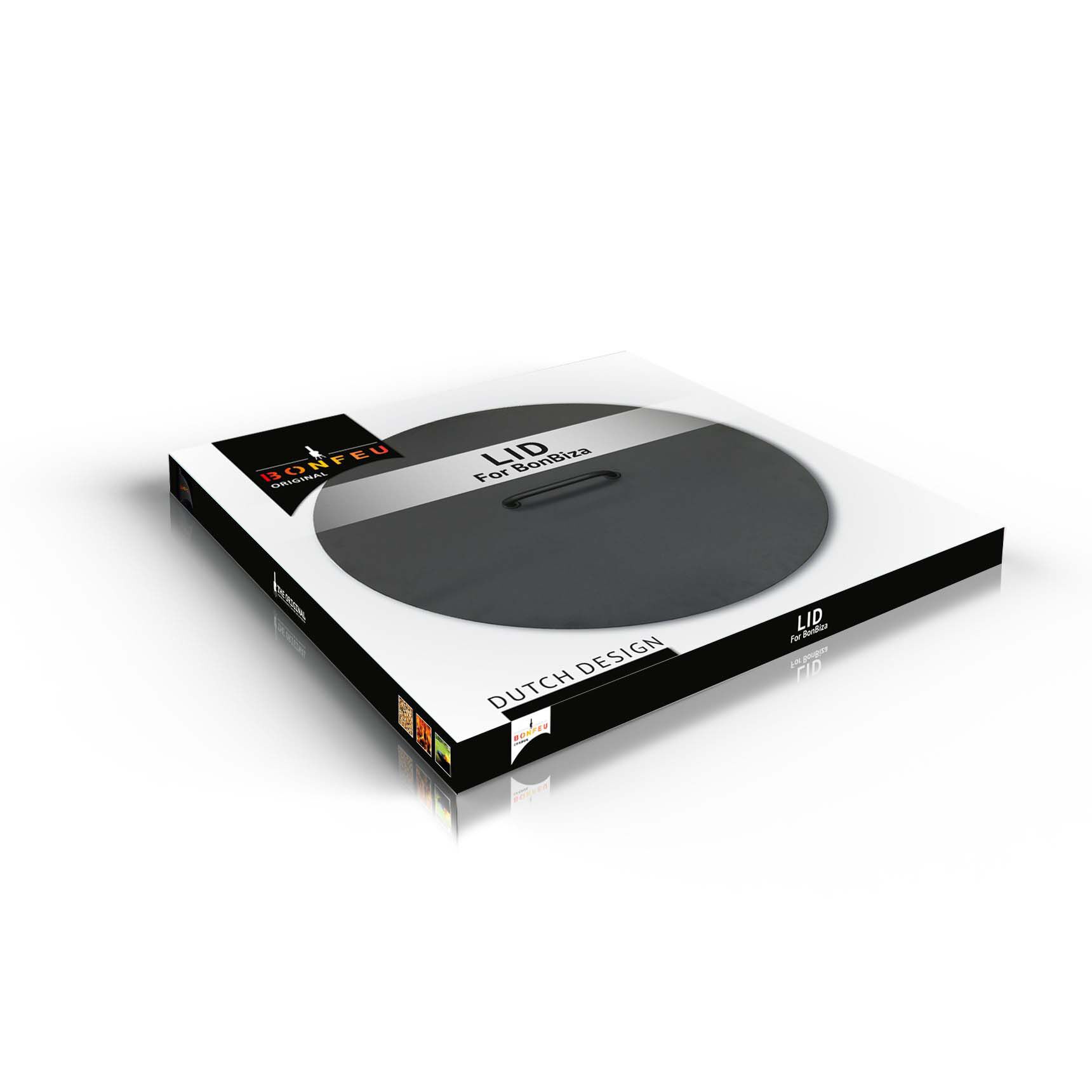 BonFeu BonBiza LID80 - Deksel - Rond - Zwart - Staal - 80 cm