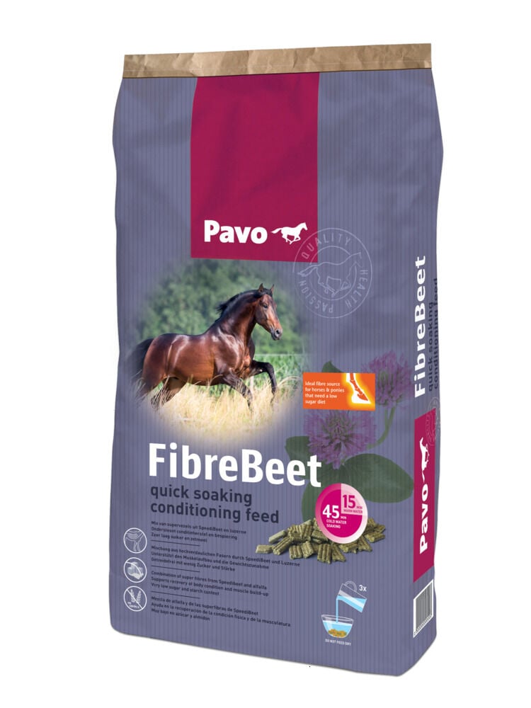 Pavo FibreBeet - Basisvoeding - 15 Kilogram - Zak