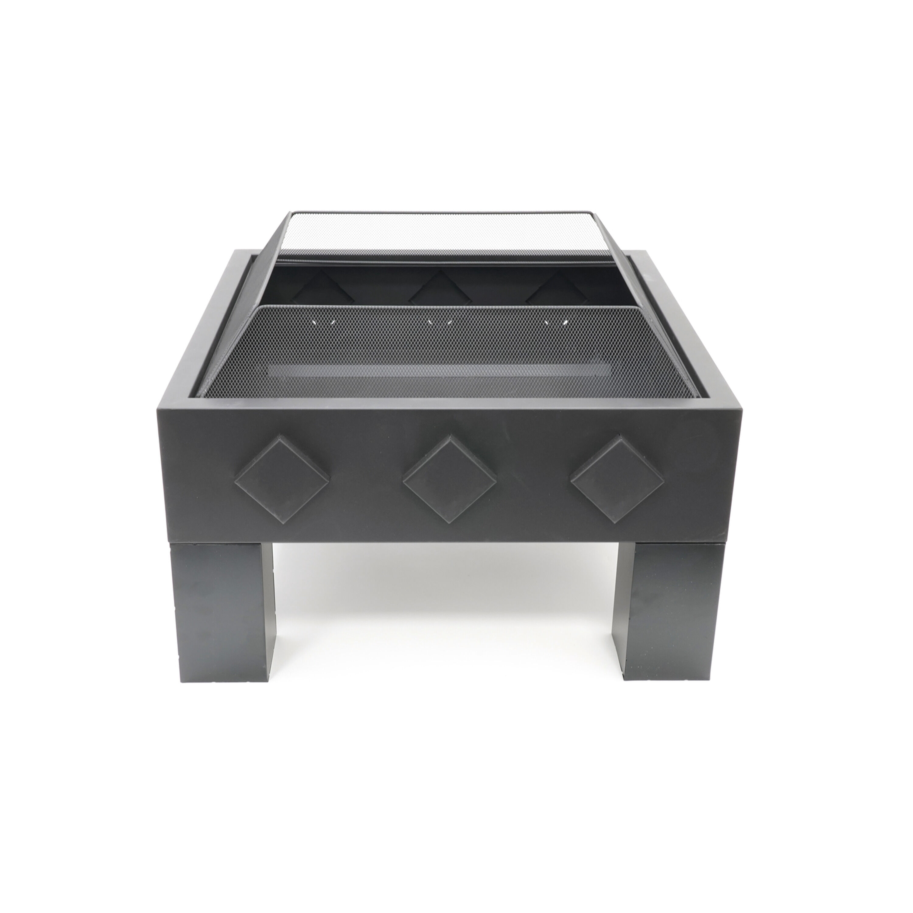 HEAT Kvadrat - Vuurschaal - Rond - Zwart - Staal