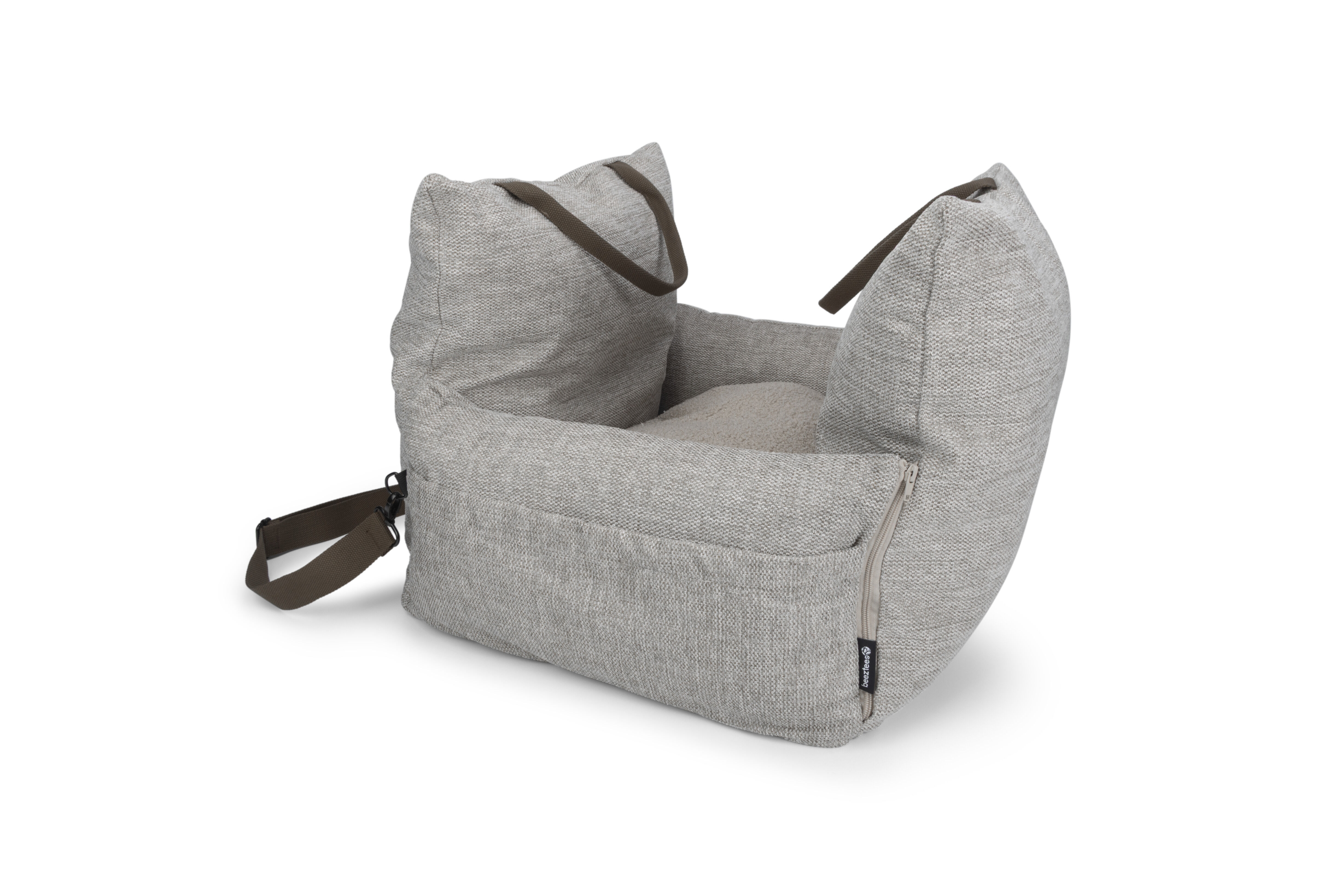 Beeztees Zia - Autostoel - beige - 55x55x40 cm Beeztees Zia - Autostoel - beige - 55x55x40 cm