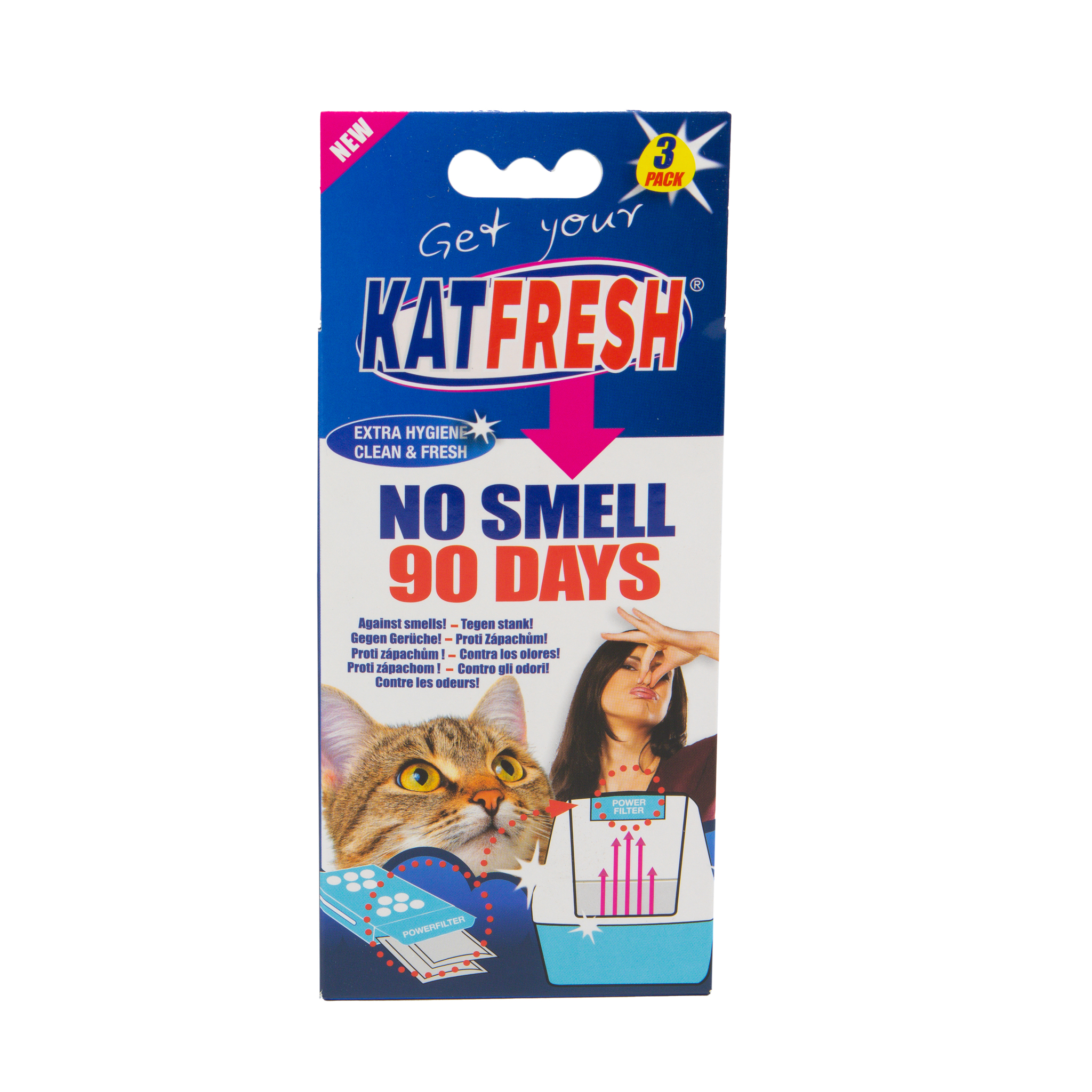 KatFresh 90 Dagen - Kattenbak Geurfilter