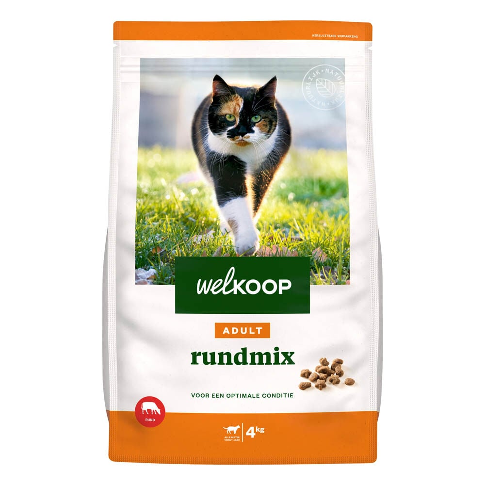 Welkoop Adult - Kattenvoer - 4 Kilogram - rund Welkoop Adult - Kattenvoer - 4 Kilogram - rund