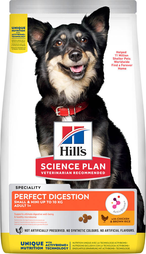 Hill's Science Plan Digestion Adult Small & Mini - Hondenvoer - 1.5 Kilogram - kip Hill's Science Plan Digestion Adult Small & Mini - Hondenvoer - 1.5 Kilogram - kip