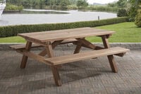 Talen   - Picknicktafel - Bruin - 76x160x180 cm