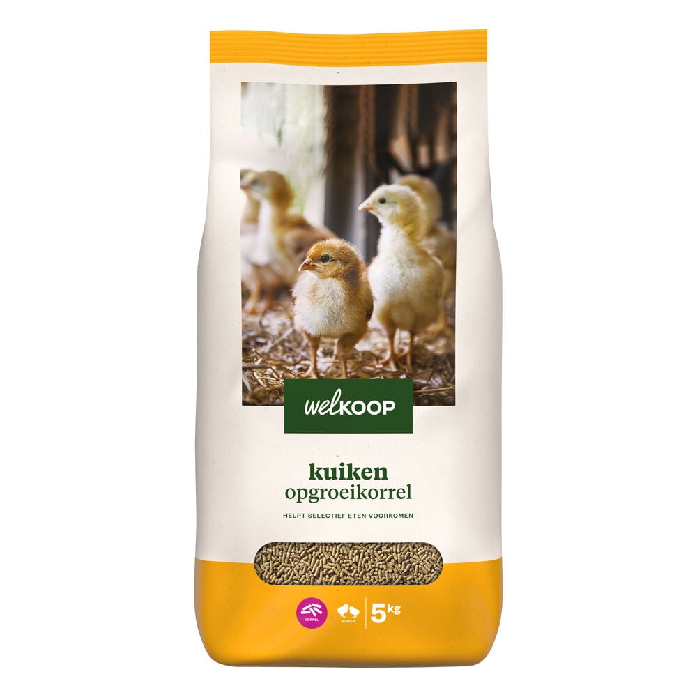 Welkoop Opgroeikorrel - Kuikenvoer - 5 Kilogram Welkoop Opgroeikorrel - Kuikenvoer - 5 Kilogram