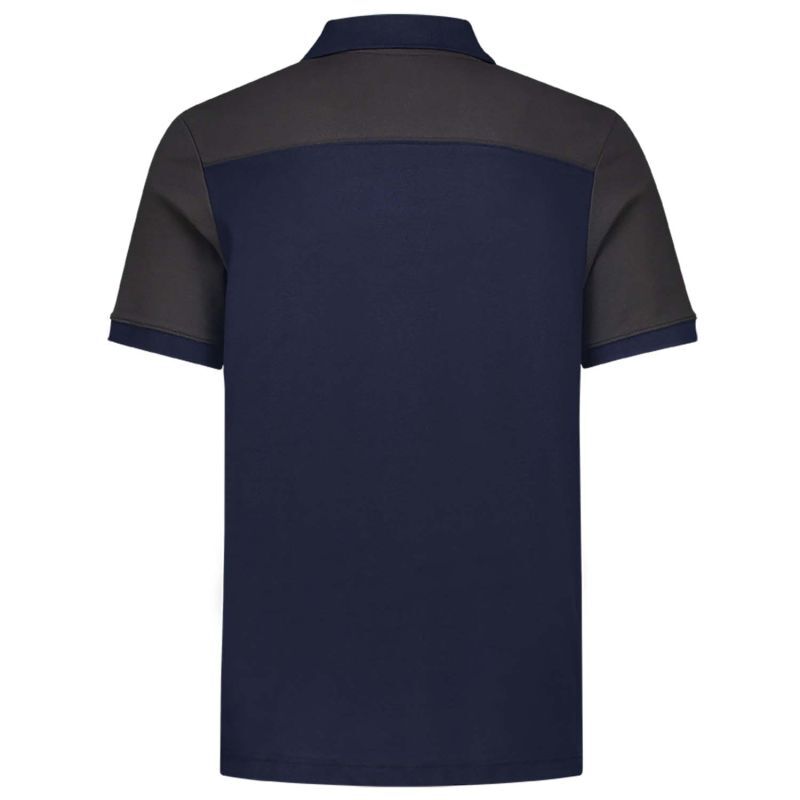 Tricorp Bicolor Naden  - Poloshirt - Blauw Donkergrijs - 7XL